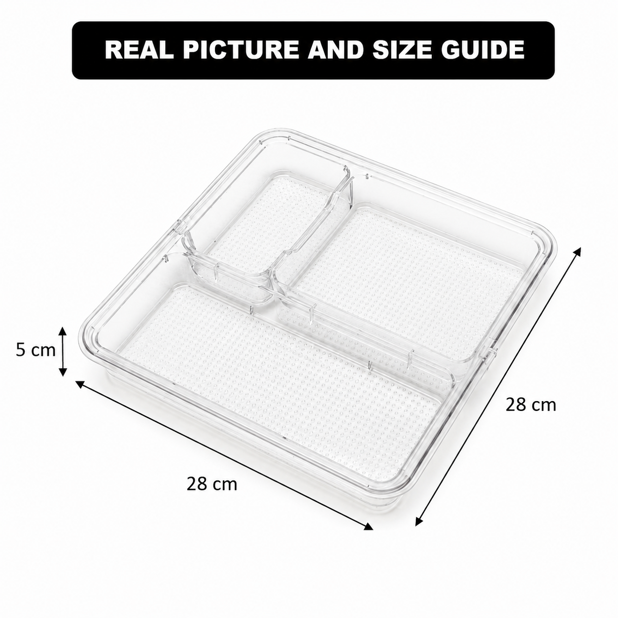 Clear View Pull-Out Organizer Tray
