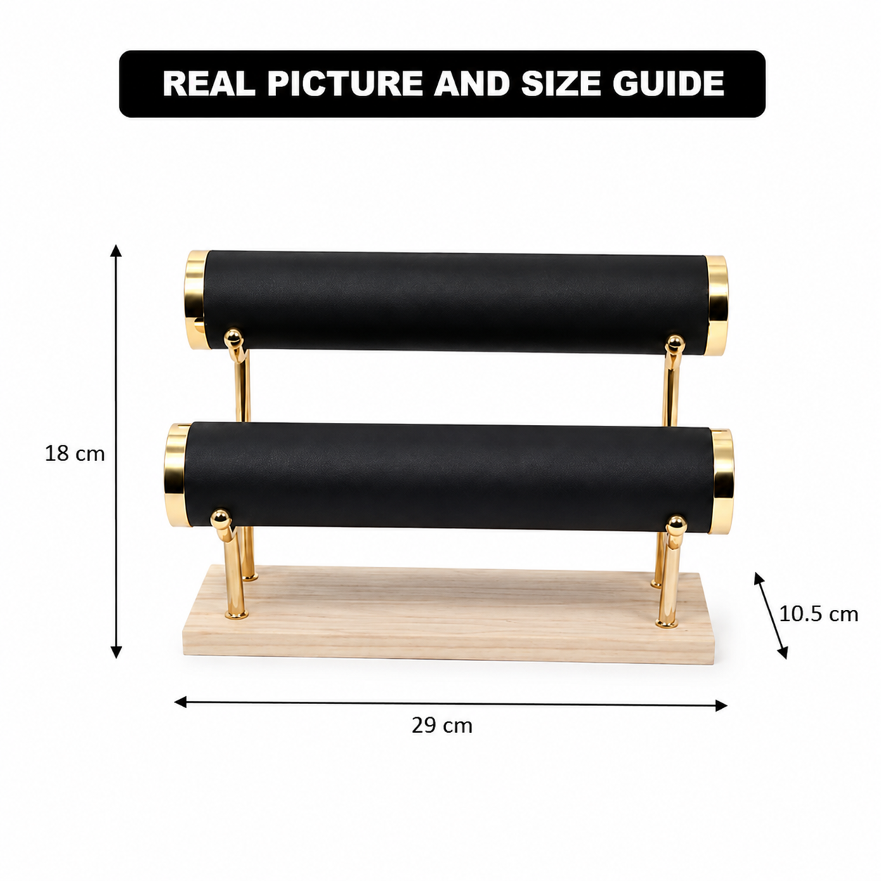 2-Layer Jewelry Storage & Display Stand