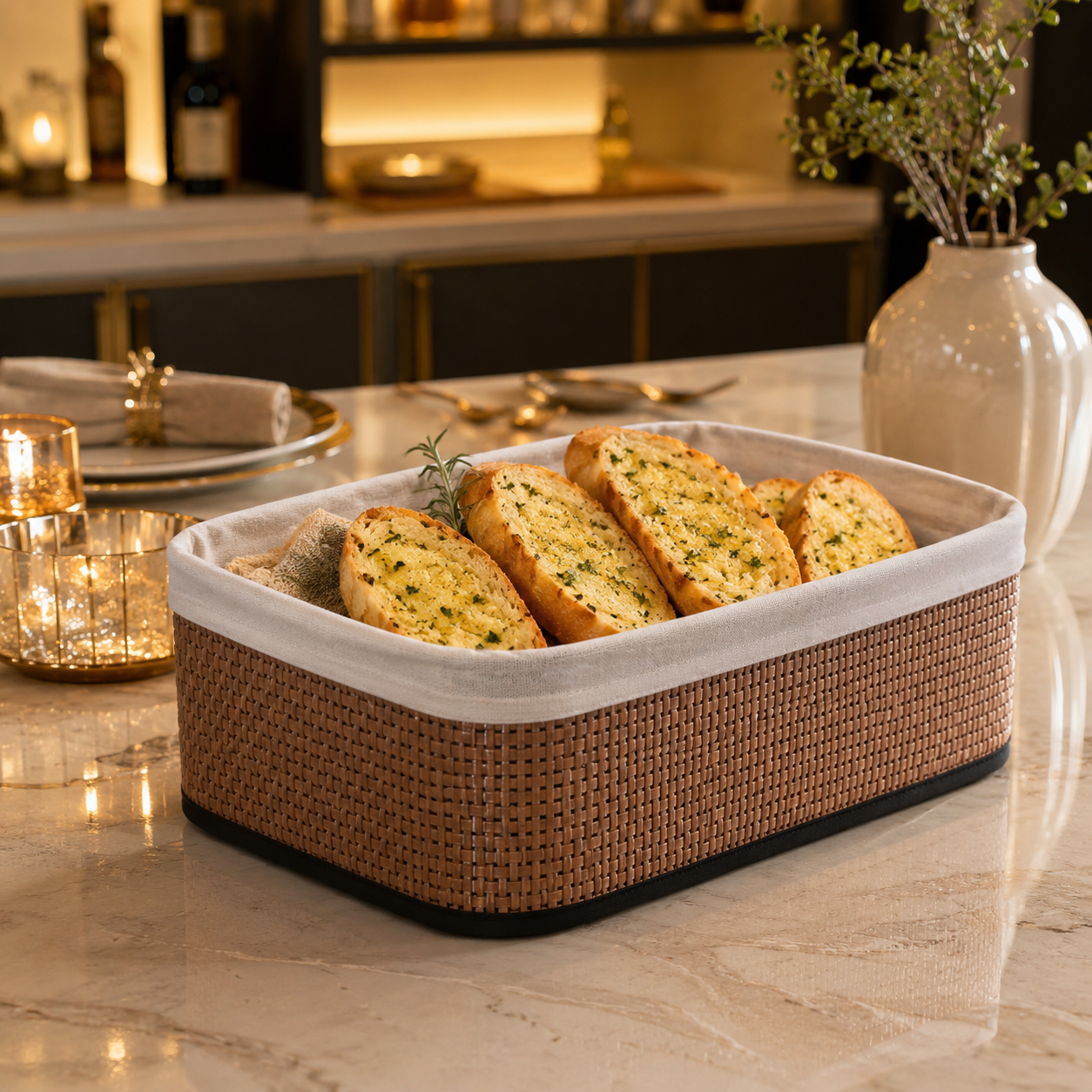 3-Pcs Square Storage Basket Set