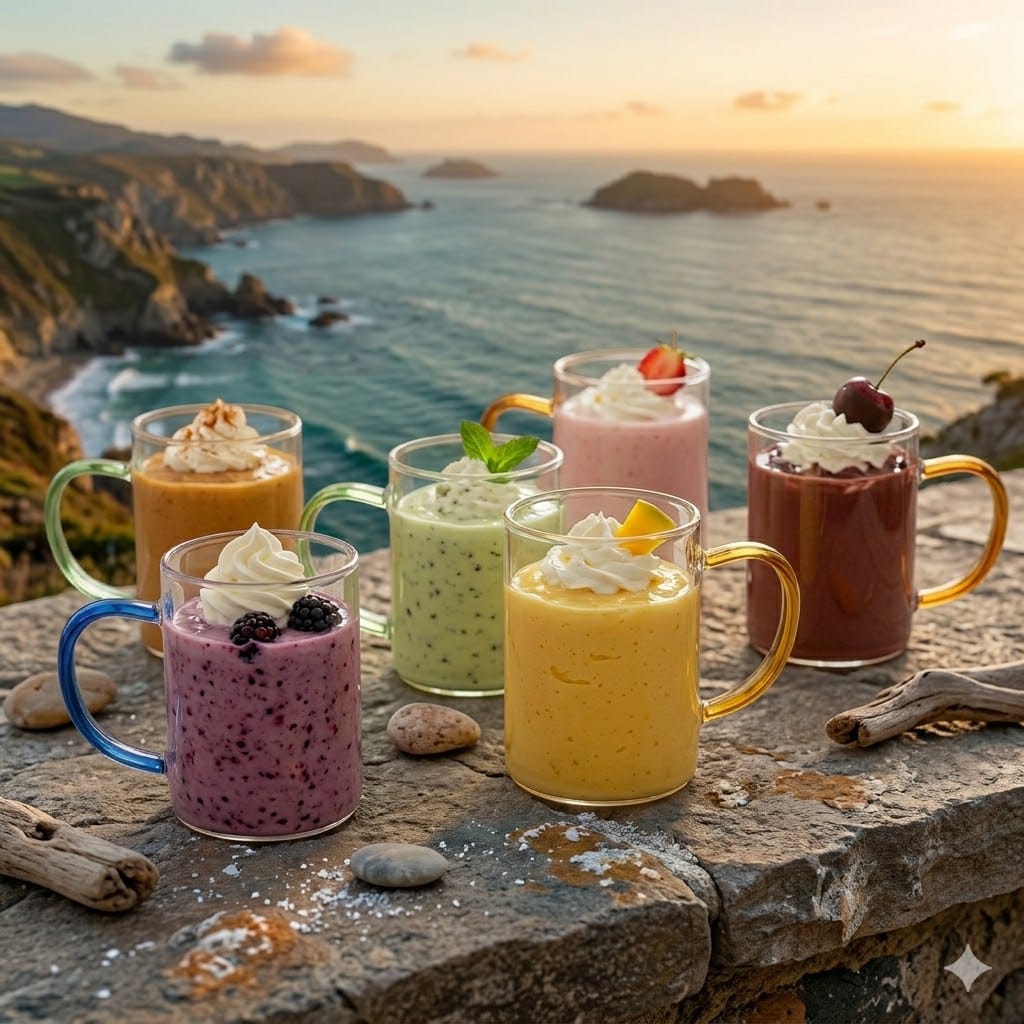 6-Pcs Glass Mug Set